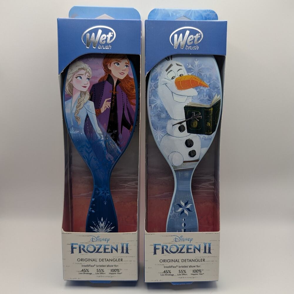 Wet Brush Limited Edition! Original Detangler Disney's Frozen II Elsa Anna Olaf